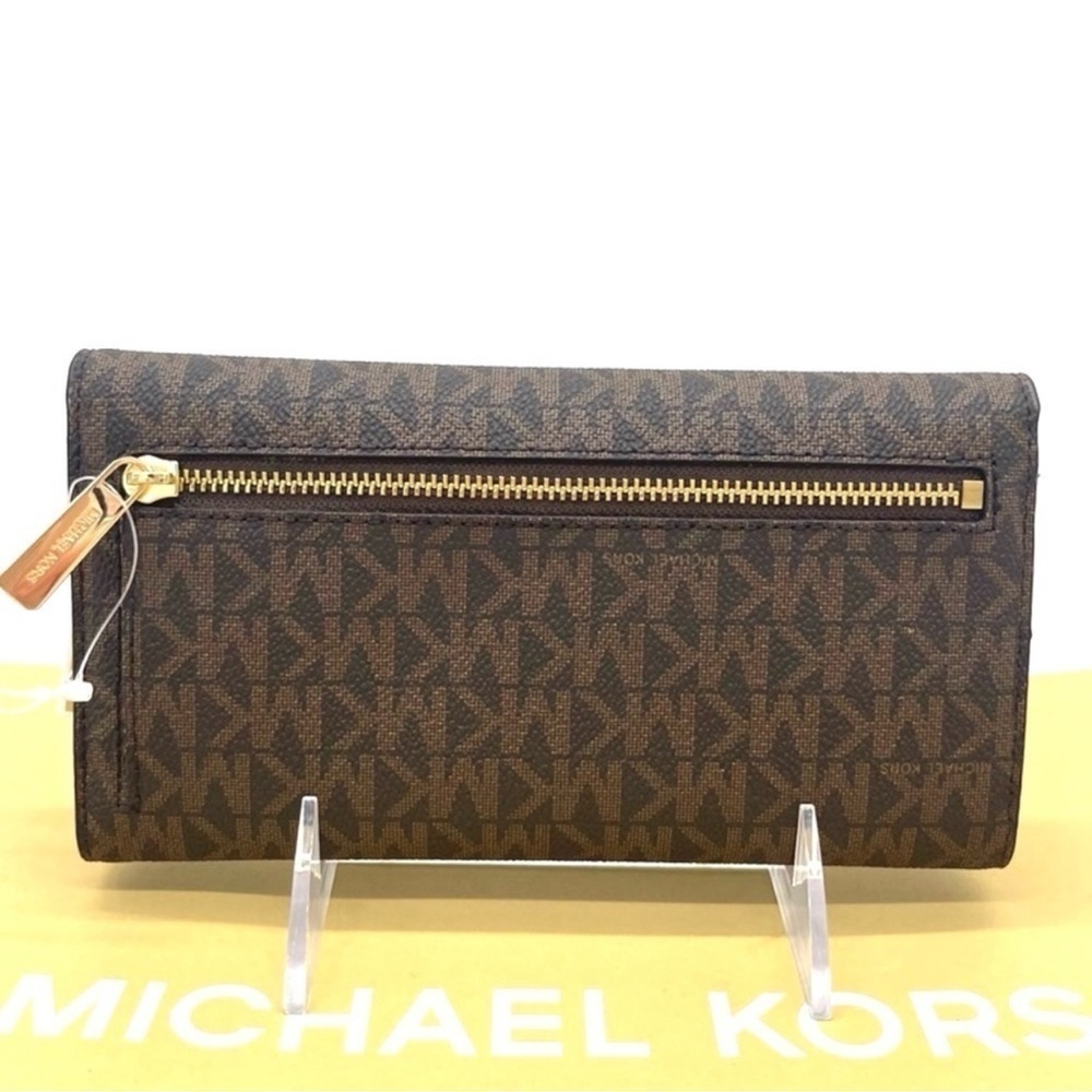 Michael Kors Trifold Wallet Brown (NWT) - Picture 4 of 8